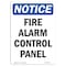 Signmission OSHA Notice, 5" Height, Fire Alarm Control Panel Sign, 5" X 3.5", Portrait OS-NS-D-35-V-12522 - alternate 1
